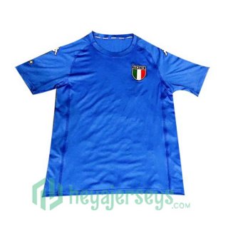 2002 World Cup Italy Retro Home Jersey Blue