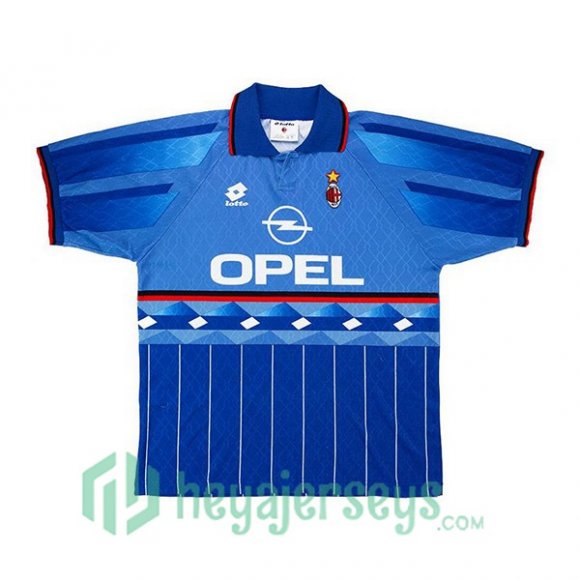 1995-1996 AC Milan Retro Fourth Jerseys Blue