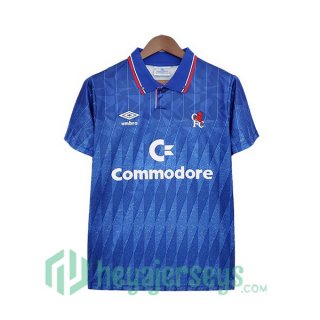 1989-1991 FC Chelsea Retro Home Jerseys Blue