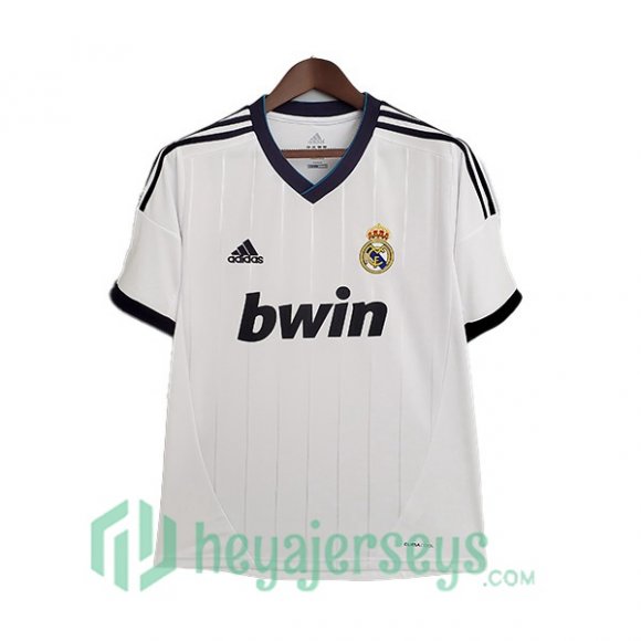 2012-2013 Real Madrid Retro Home Jerseys White