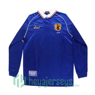 1998 World Cup Japan Retro Home Jersey Long Sleeve Blue