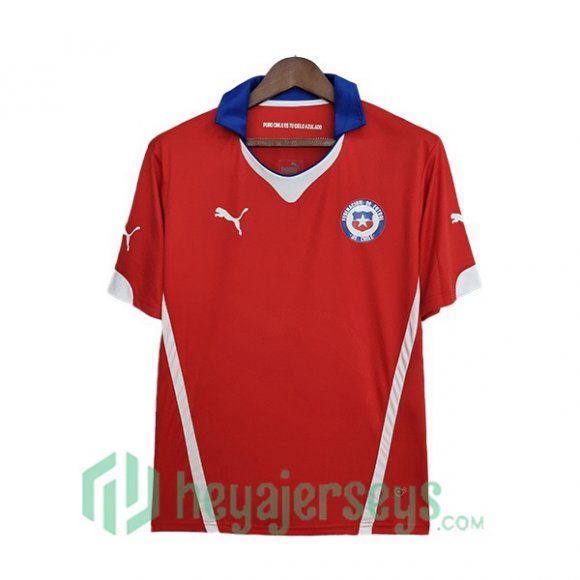 2014 Chile Retro Home Jerseys Red