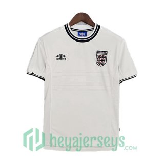 2000 England Retro Home Jerseys White