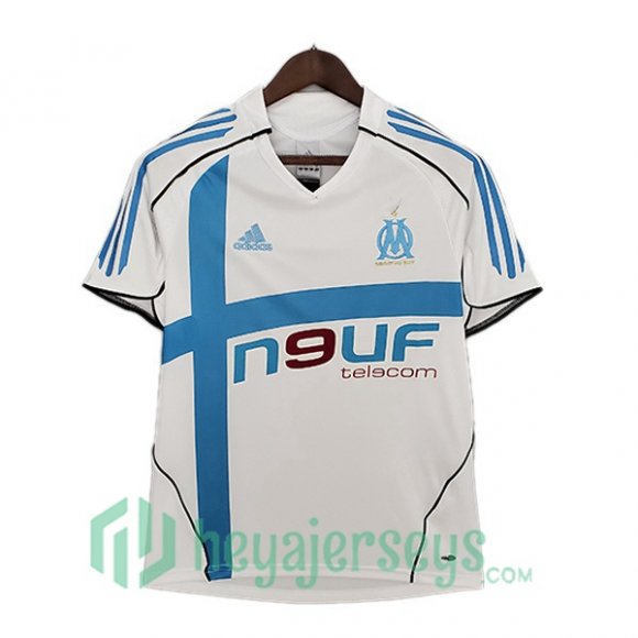 2005-2006 Marseille OM Retro Home Jerseys White