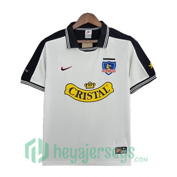 Colo-Colo Retro Home Soccer Jerseys White 1999