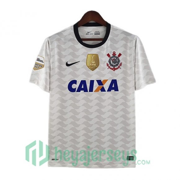 Corinthians Retro Home Soccer Jerseys White 2012