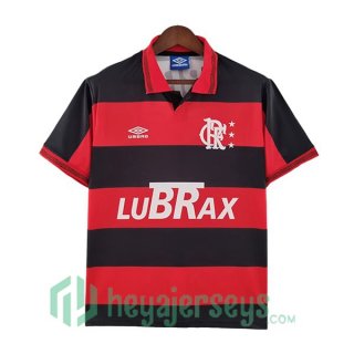 Flamengo Retro Home Soccer Jerseys Red Black 1992-1993