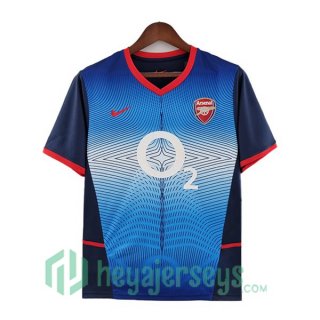 Arsenal Retro Away Soccer Jerseys Blue 2002-2004