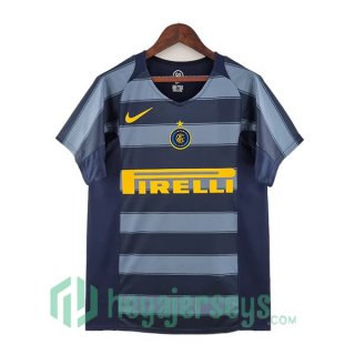 Inter Milan Retro Third Soccer Jerseys Blue 2004-2005