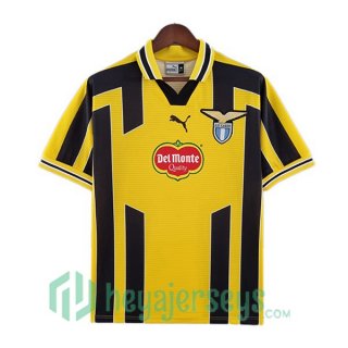 SS Lazio Retro Third Soccer Jerseys Yellow 1998-2000