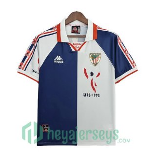 Athletic Bilbao Retro Away Soccer Jerseys Blue White 1997-1998