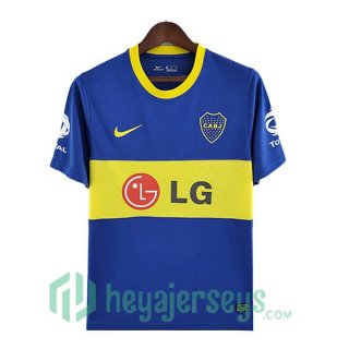 Boca Juniors Retro Home Soccer Jerseys Blue 2010-2011