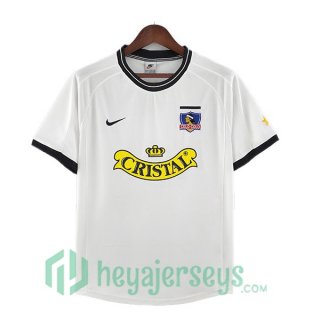 Colo-Colo Retro Home Soccer Jerseys White 2000-2001