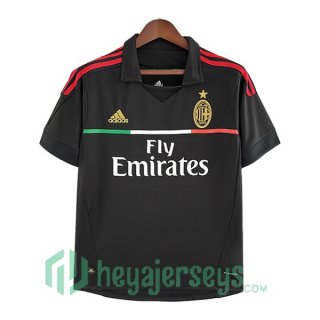 AC Milan Retro Third Soccer Jerseys Black 2011-2012