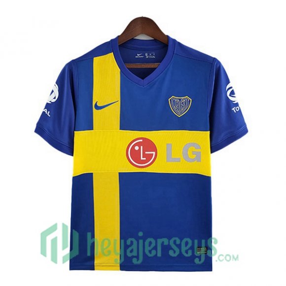 Boca Juniors Retro Home Soccer Jerseys Blue 2009-2010