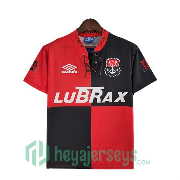 Flamengo Retro 100th Anniversary Edition Soccer Jerseys Red Black 1994