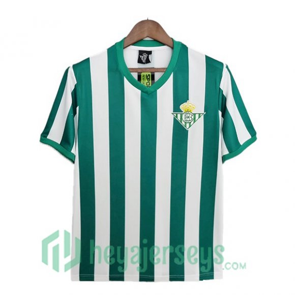 Real Betis Retro Home Soccer Jerseys Green 1976-1977