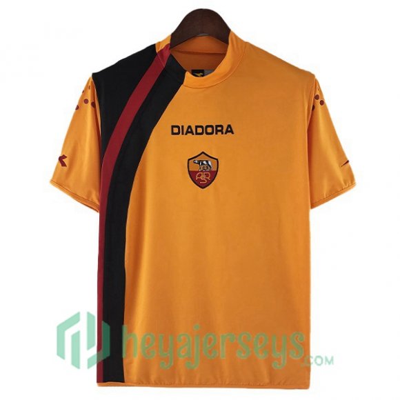 AS Roma Retro Home Soccer Jerseys Orange 2005-2006