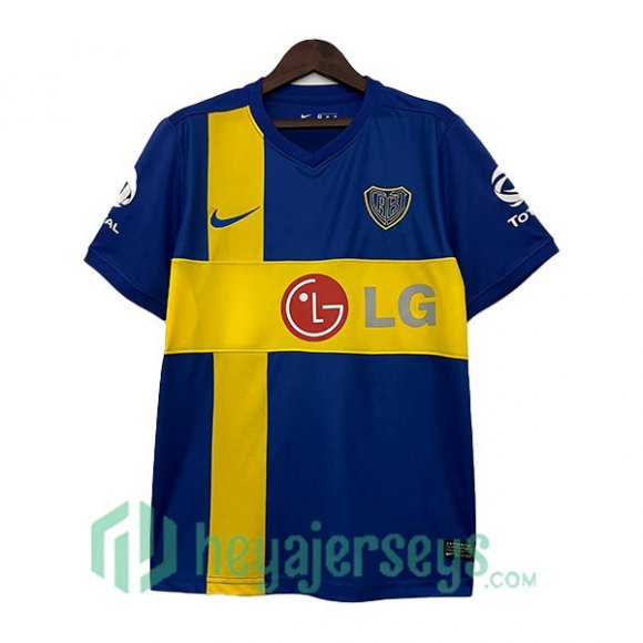 Boca Juniors Retro special edition Soccer Jerseys Blue Yellow 2009-2010