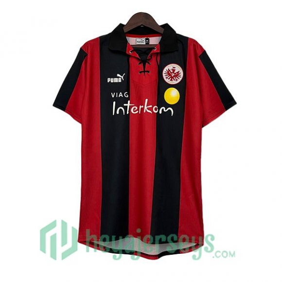 Eintracht Frankfurt Retro Home Soccer Jerseys Red 1998-1999