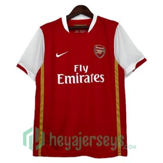 Arsenal Retro Home Soccer Jerseys Red 2006-2008