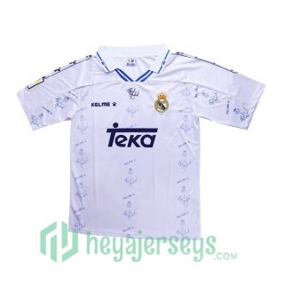 1994-1996 Real Madrid Retro Home Jersey White