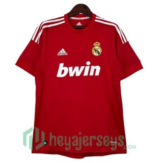 Real Madrid Retro Third Soccer Jerseys Red 2011-2012
