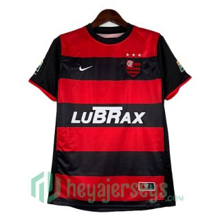 Flamengo Retro Home Soccer Jerseys Red Black 2000-2001