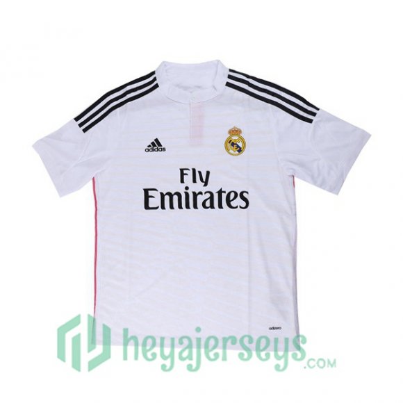 2014-2015 Real Madrid Retro Home Jersey White