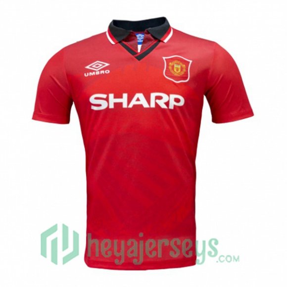 1994-1995 Manchester United Retro Home Jersey Red
