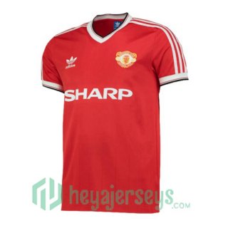 1982-1984 Manchester United Retro Home Jersey Red