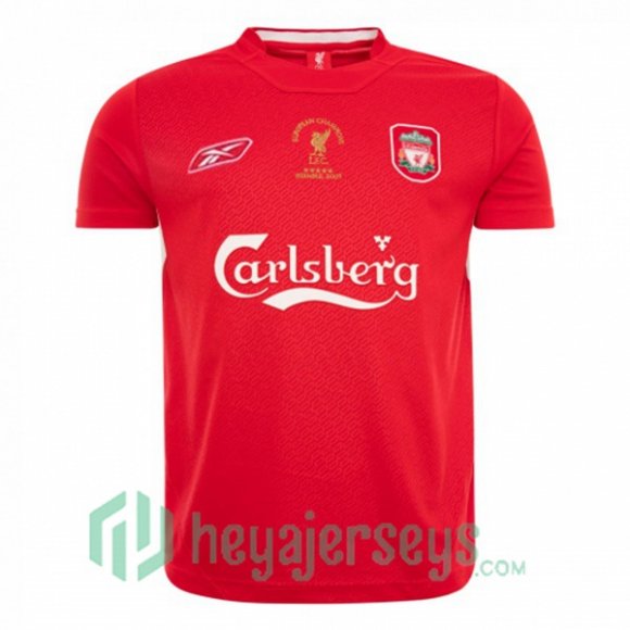 2005 FC Liverpool Champion League Retro Red