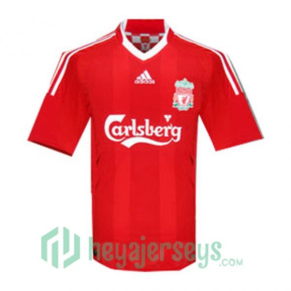2008-2009 FC Liverpool Retro Home Jersey Red