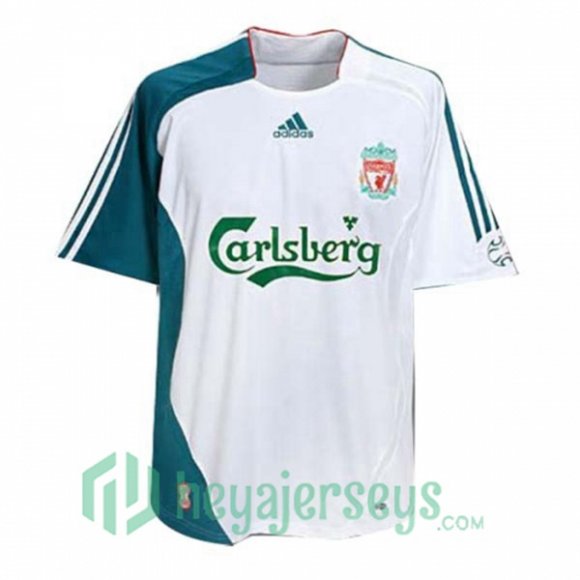 2006-2007 FC Liverpool Third Retro Away Jersey White