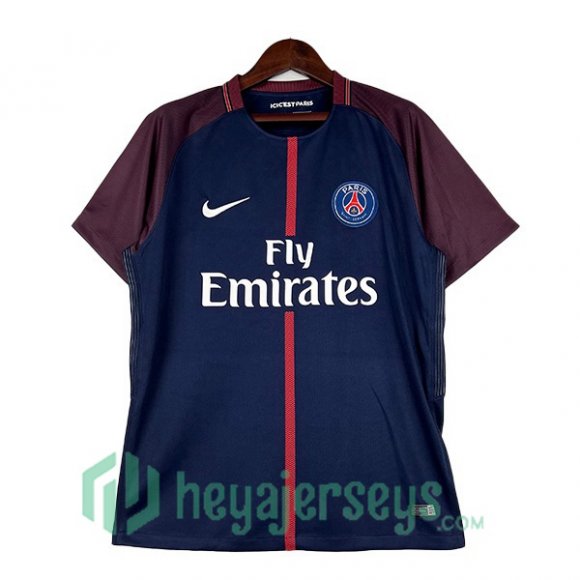 Paris PSG Retro Home Blue Royal 2017-2018