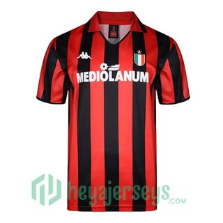 AC Milan Retro Home Red 1988-1989