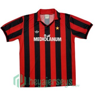 AC Milan Retro Home Red 1990-1991