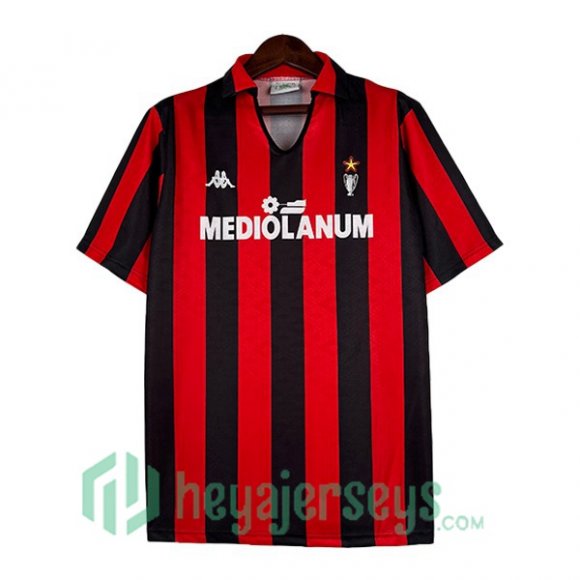 AC Milan Retro Home Red 1989-1990
