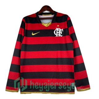 Flamengo Retro Home Long Sleeve Red 2008-2009
