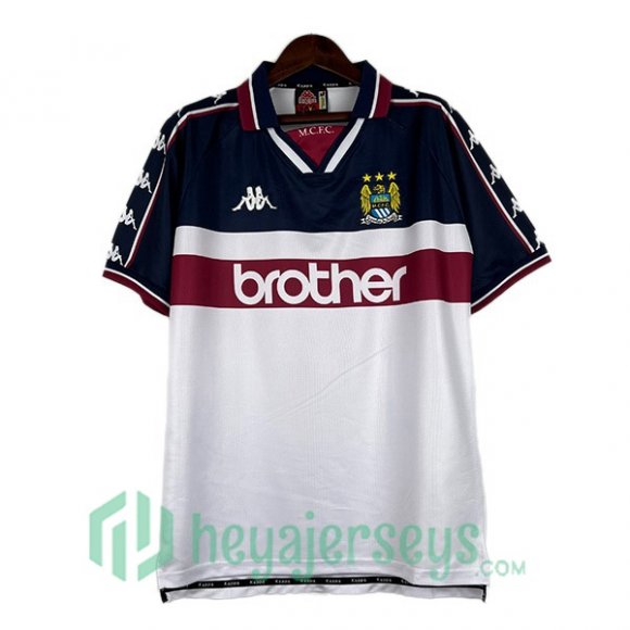 Manchester City Retro Away White 1997-1998