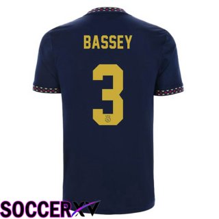 AFC Ajax (Bassey 3) Away Jersey Black 2022/2023