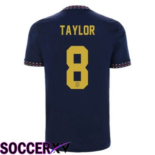 AFC Ajax (Taylor 8) Away Jersey Black 2022/2023