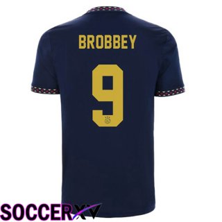 AFC Ajax (Brobbey 9) Away Jersey Black 2022/2023