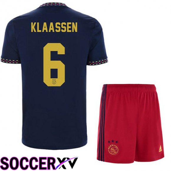 AFC Ajax (Klaassen 6) Kids Away Jersey Black 2022/2023