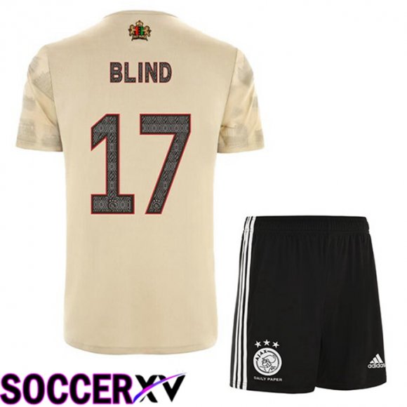 AFC Ajax (Blind 17) Kids Third Jersey Brown 2022/2023