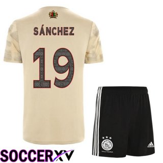 AFC Ajax (Sánchez 19) Kids Third Jersey Brown 2022/2023