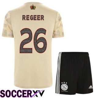 AFC Ajax (Regeer 26) Kids Third Jersey Brown 2022/2023