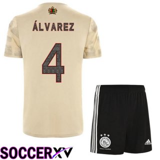 AFC Ajax (Álvarez 4) Kids Third Jersey Brown 2022/2023