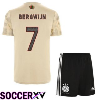 AFC Ajax (Bergwijn 7) Kids Third Jersey Brown 2022/2023