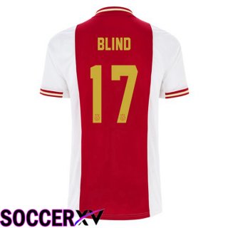 AFC Ajax (Blind 17) Home Jersey White Red 2022 2023